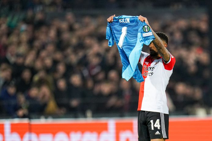 Reiss Nelson na zijn treffer.