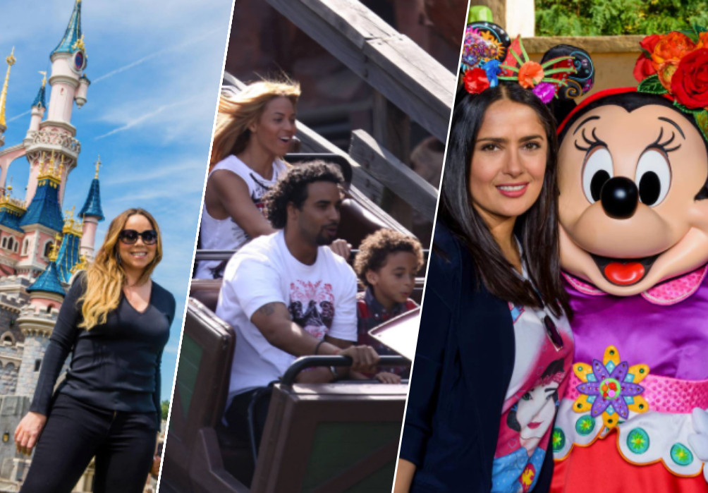 30 jaar celebs in Disneyland.