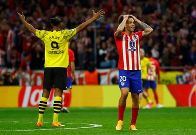 Haller redt terugwedstrijd voor Dortmund, Atlético vergeet het af te maken na magistrale eerste helft