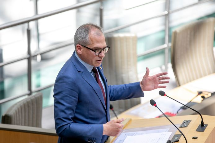 Vlaams minister van Financiën Matthias Diependaele (N-VA).