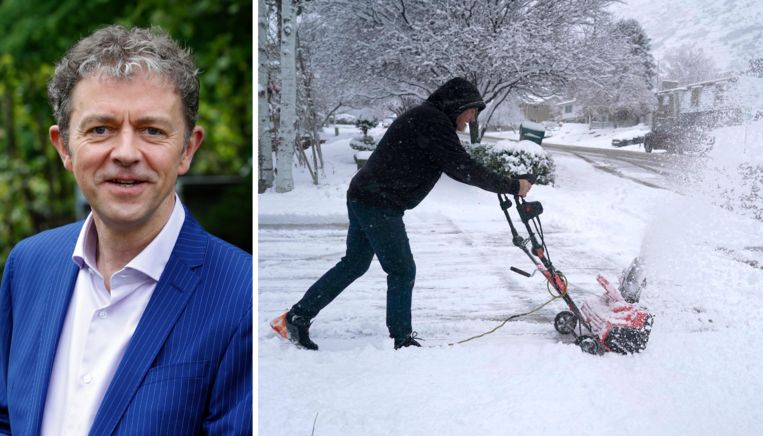 Frank Deboosere over de extreem koude temperaturen in Noord-Amerika. Beeld Kristof Ghyselinck - AFP