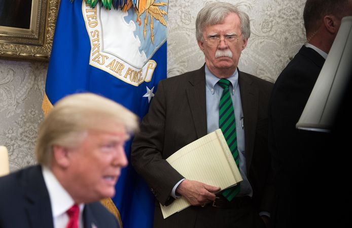 Nationale Veiligheidsadviseur John Bolton.