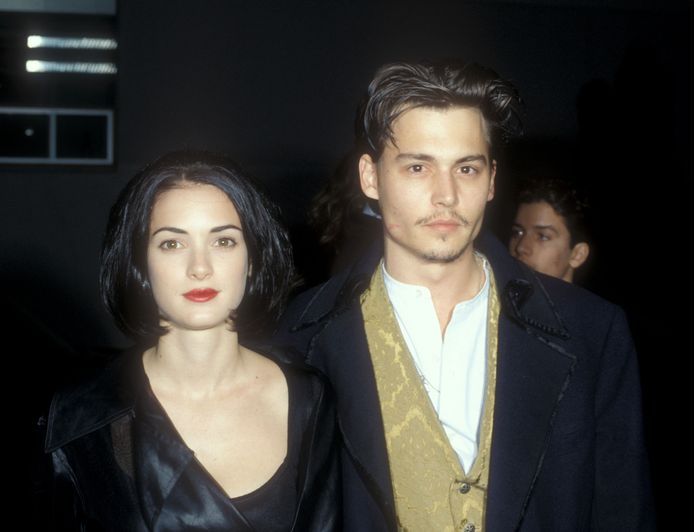 Winona Ryder en Johnny Depp ten tijde van hun relatie