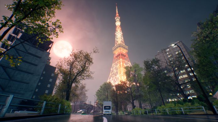 Naast schrijnen en tempels tref je in 'Ghostwire: Tokyo' ook modernere bezienswaardigheden aan, zoals de Tokyo Tower.