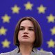 Wit-Russische Oppositieleider Tichanovskaja ontvangt Four Freedoms Award