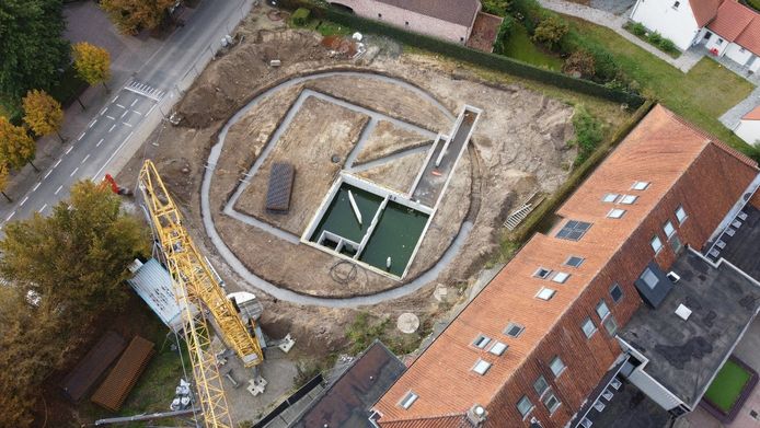 Het gebouw De Vluchter wordt momenteel gebouwd.