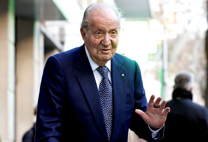 De Spaanse oud-koning Juan Carlos in december 2023.