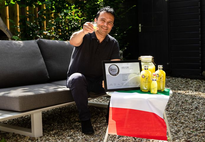 De limoncello van de Gorinchemse Robertino Lotto werd vorig jaar ook al bekroond tijdens een internationale competitie.