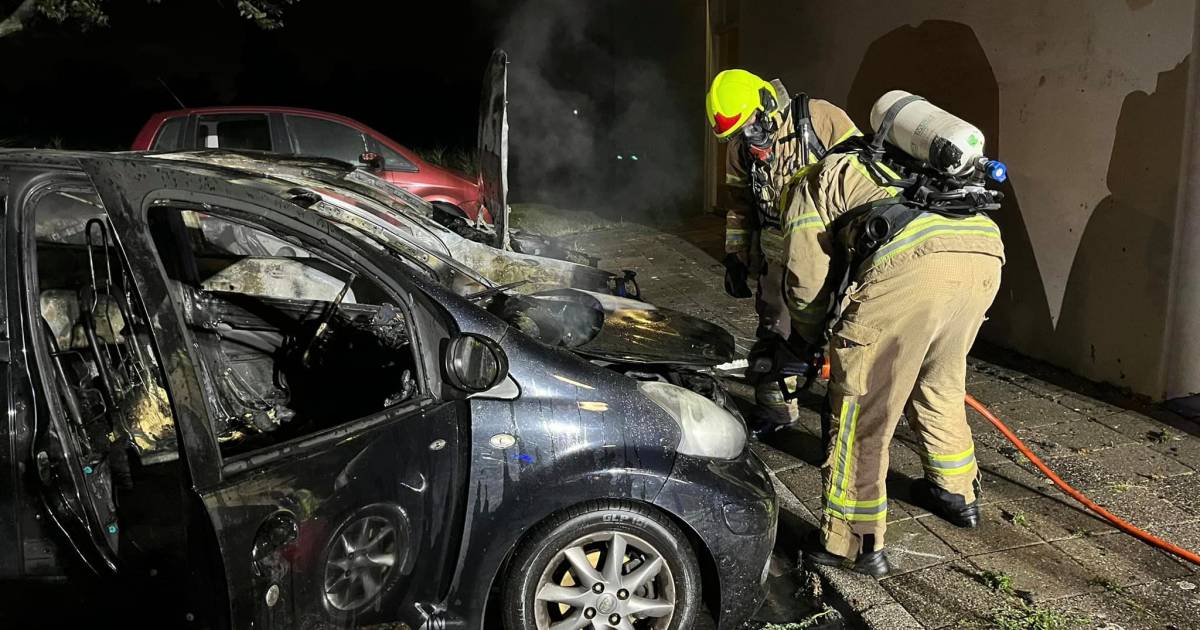 Twee auto’s uitgebrand in Brielle, politie onderzoekt of er sprake was