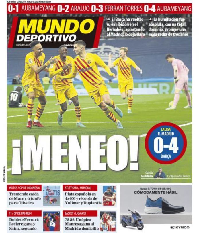 De cover van Mundo Deportivo.
