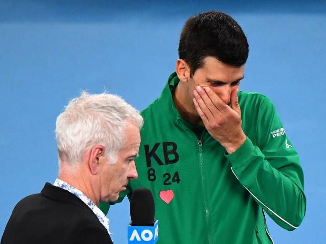 “Mijn mentor, mijn vriend”: emotionele Djokovic eert Bryant met overwinning op Australian Open