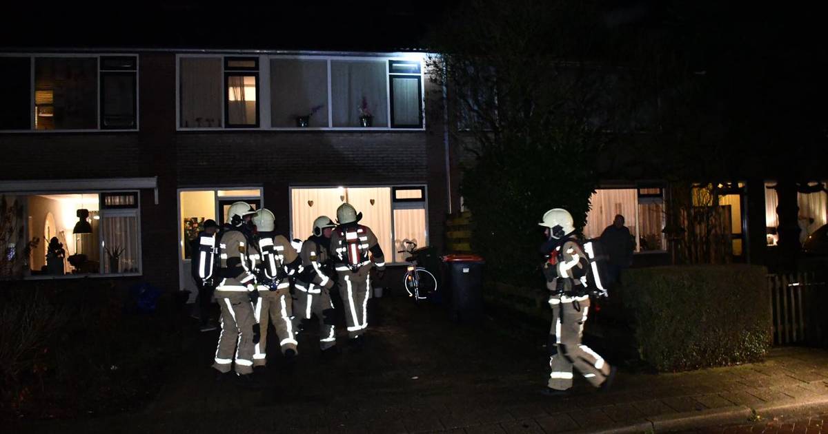 Woningbrand in Westerhaar-Vriezenveensewijk