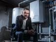 Gunter Vasseur uit Affligem liet een warmtepomp in zijn halfopen nieuwbouw installeren.