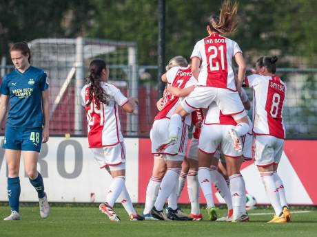 PSV Vrouwen kan negatieve spiraal tegen Ajax niet doorbreken