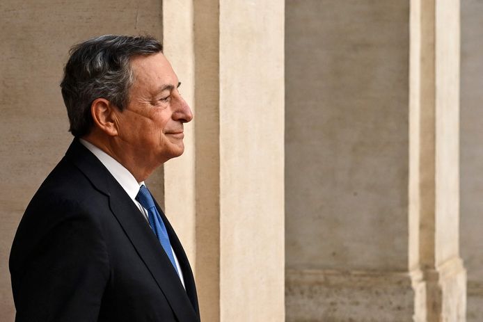 Mario Draghi, Premier ministre italien.