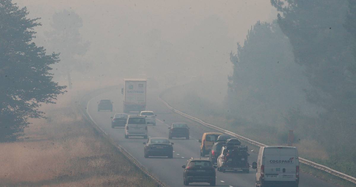 Belangrijke snelweg van en naar Spanje dicht wegens bosbrand