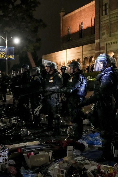 Politie ontmantelt pro-Palestijns protestkamp op universiteit Los Angeles