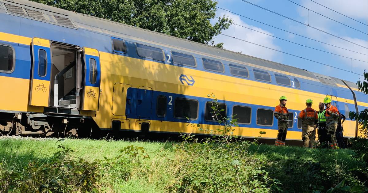 Treinverkeer tussen Ede-Wageningen en Driebergen urenlang stil door aanrijding.