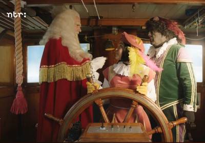 Zwarte en Witte Piet in Sinterklaasjournaal