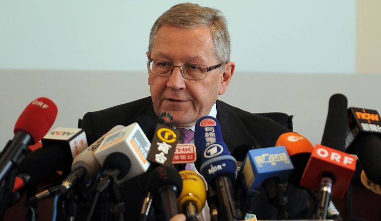 Klaus Regling Beeld AFP