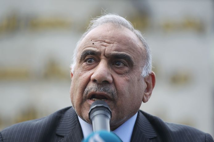 Iraaks premier Adel Abdel Mahdi.