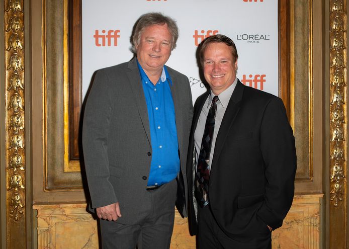 epa07011520 Rick (L) and Mark Armstrong arrive for the screening of the movie 'First Man' during the 43rd annual Toronto International Film Festival (TIFF) in Toronto, Canada, 10 September 2018.  EPA/WARREN TODA