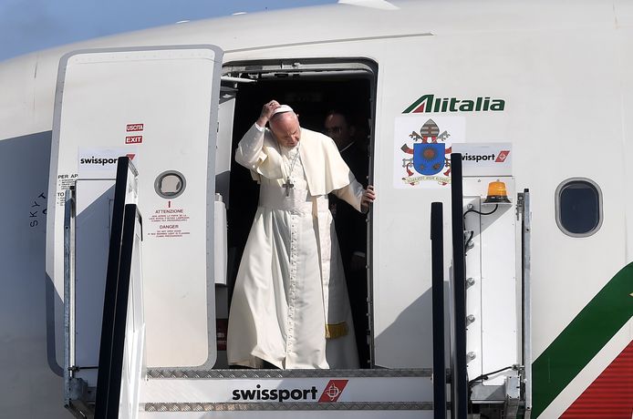 Het is de eerste keer in bijna veertig jaar dat een paus nog voet aan de grond zette in Ierland.