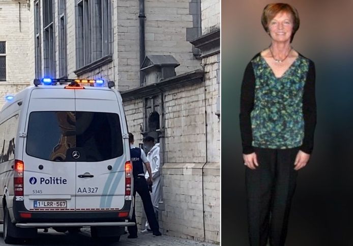 Edson T., de 22-jarige verdachte van de roofmoord op Christine Verbeiren, destijds bij zijn voorleiding voor de onderzoeksrechter in Mechelen. Foto rechts: slachtoffer Christine Verbeiren.