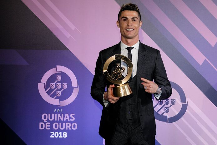 Cristiano Ronaldo heeft maar eens een prijs opgehaald: hij is opnieuw de beste voetballer van Portugal.
