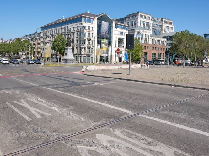 Meer bomen en plaats voor fietsers: herinrichting Sainctelettesquare van start dit najaar