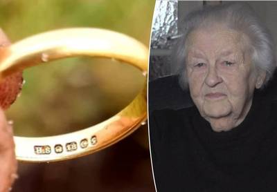 Schotse vrouw (86) krijgt trouwring terug die ze vijftig jaar geleden verloor in een aardappelveld