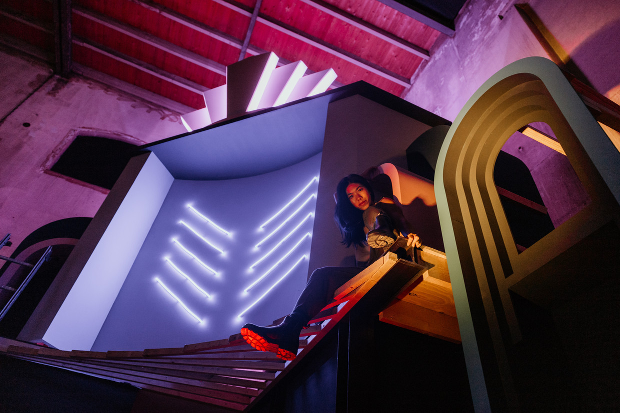 Il Wonderland Hotel di Zaandam è un intero mondo in cui puoi entrare come visitatore.  statua 