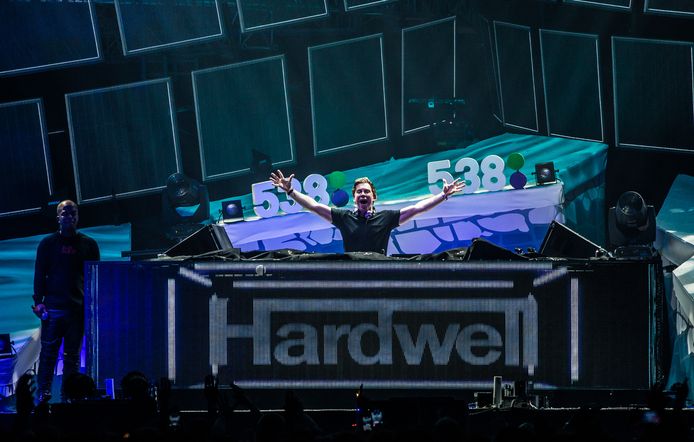 Dj Hardwell treedt op tijdens het 538JingleBall in de Ziggo Dome.