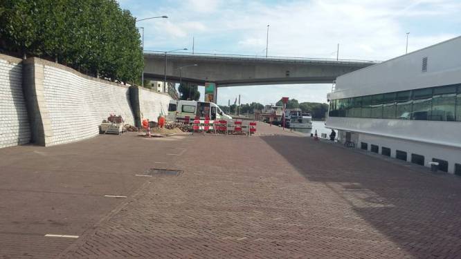 Drempels Rijnkade verlengd om racers te dwarsbomen