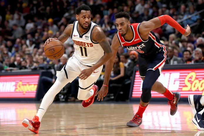 Monte Morris (links) en Troy Brown Jr.