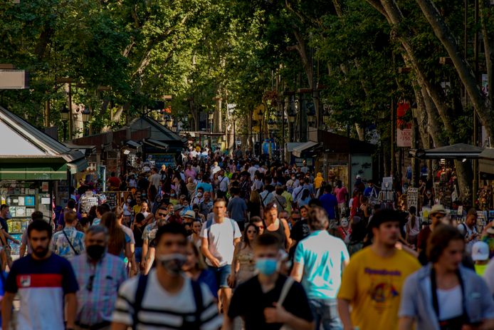 De Ramblas in Barcelona