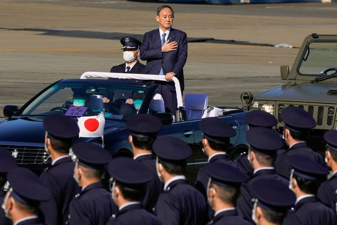 De Japanse eerste minister Yoshihide Suga wil Japan vanaf 2050 klimaatneutraal maken.