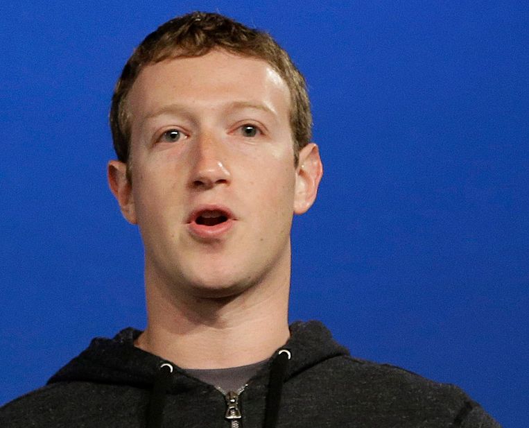 Facebook-oprichter en CEO Mark Zuckerberg Beeld AP