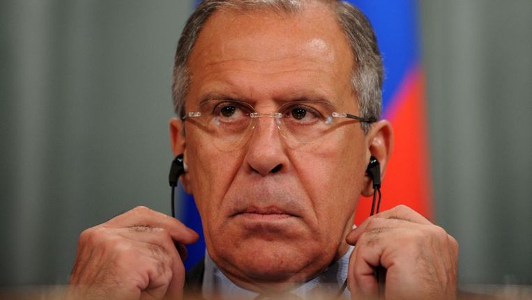 Minister Lavrov. Beeld afp