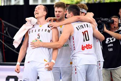 Belgian Lions kloppen VS en Oostenrijk en staan in kwartfinales op WK 3x3