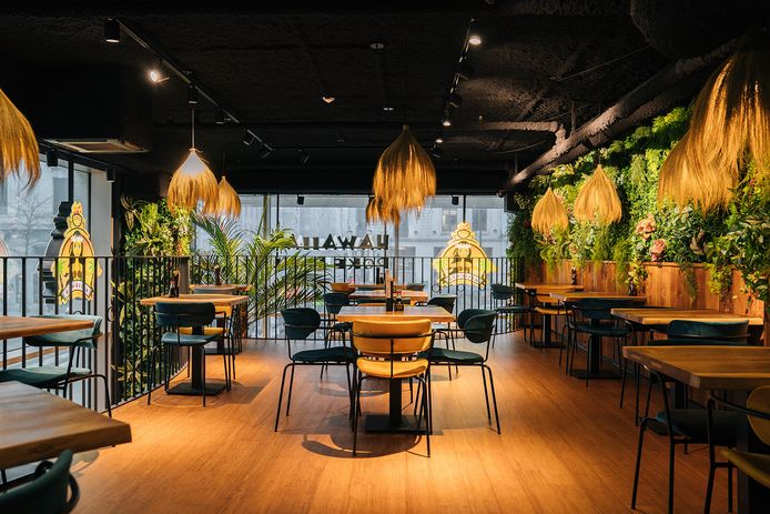 Hawaiian Poké Bowl in de Antwerp Tower.