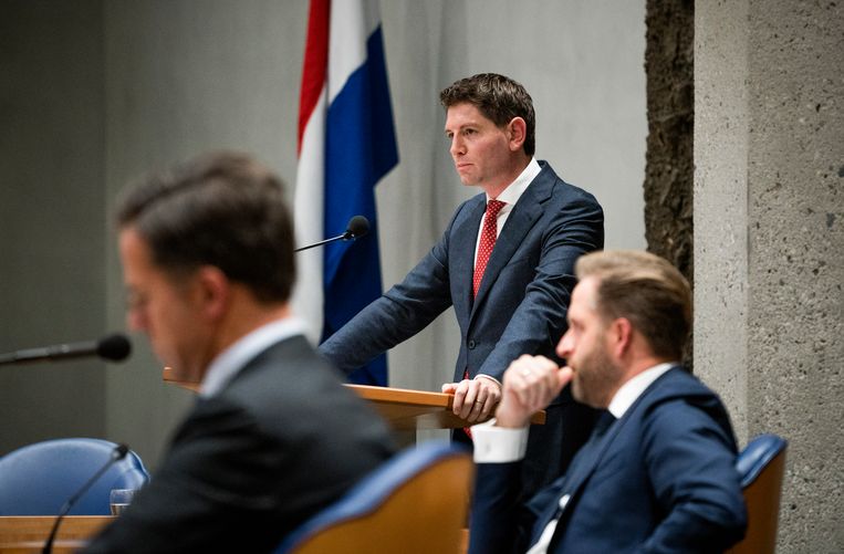 D66-Kamerlid Jan Paternotte bekroop ‘een déjà-vugevoel’, nu Nederland opnieuw onderaan het Europese vaccinatielijstje bungelt. Beeld Freek van den Bergh / de Volkskrant