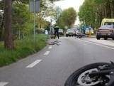 Ernstig ongeluk tussen een fietser en een motorrijder in Oss