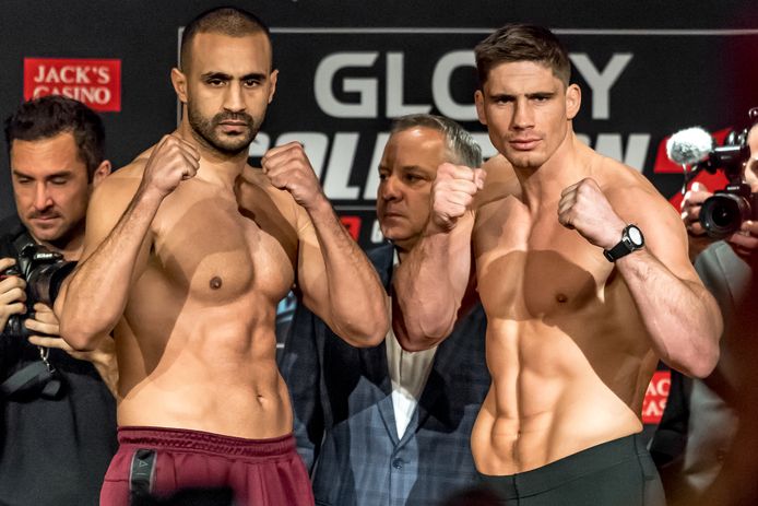 Dat de sport nu veel breder wordt geaccepteerd, is voor een belangrijk deel ook toe te schrijven aan kampioen Rico Verhoeven (rechts), denken Jordy Beekwilder en Eric Lagendijk. Want anders dan zijn rivaal Badr Hari (links) is Verhoeven van onbesproken gedrag.