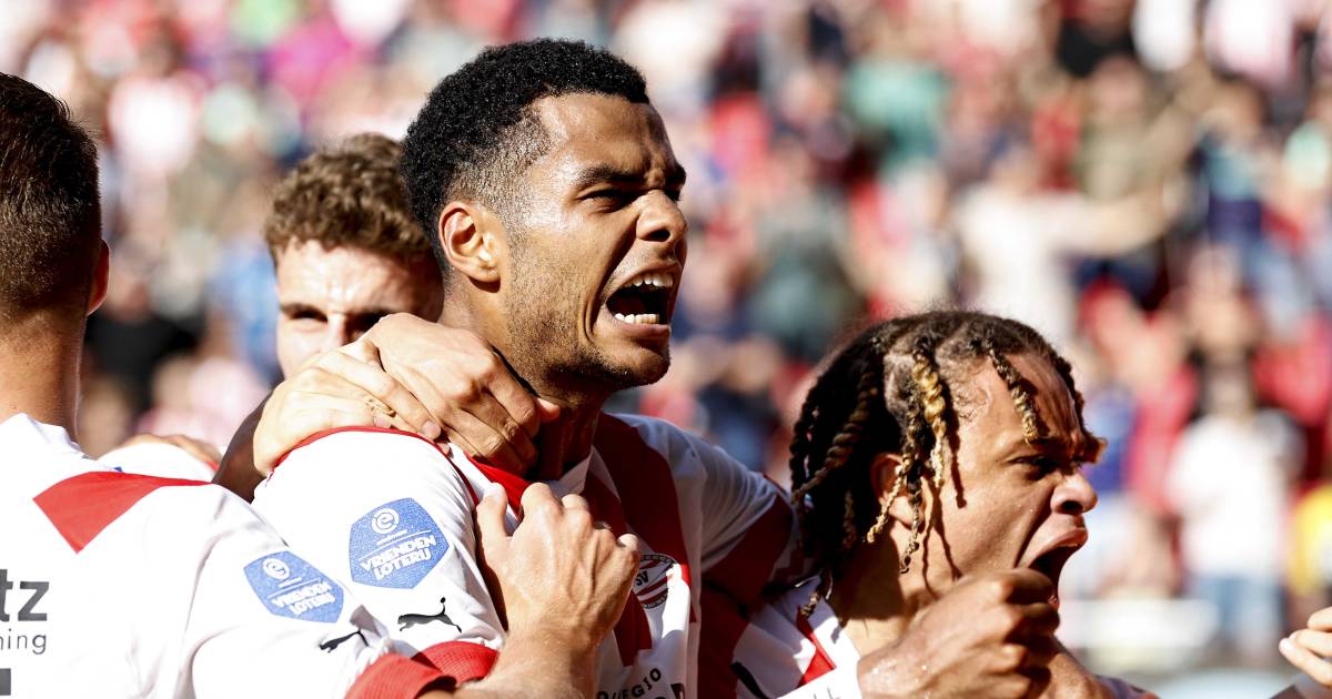 PSV voorkomt derde domper op rij dankzij late strafschop Cody Gakpo tegen stug RKC