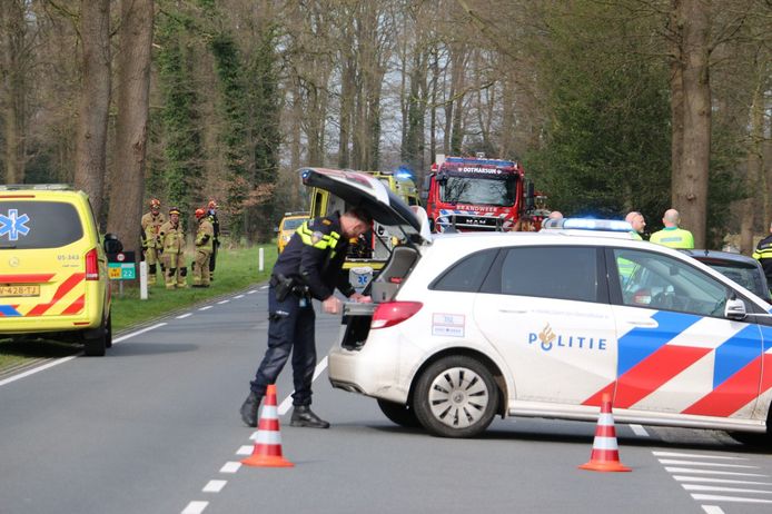 De politie verricht onderzoek.