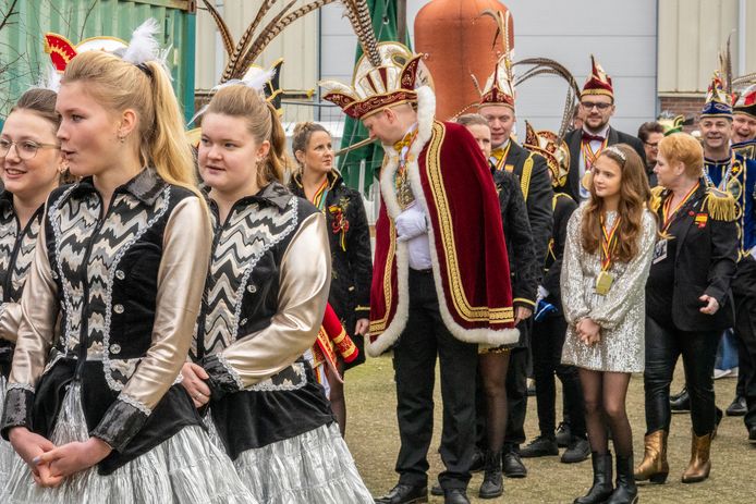 Prinsentreffen 2023 in de Huberthal in Nijmegen, georganiseerd door ‘De Gelderlander’. Grote drukte bij het Prinsentreffen.