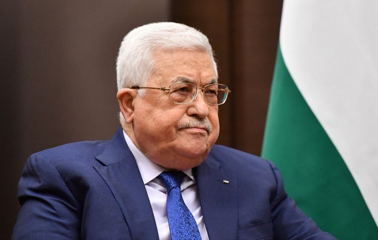 Uit peilingen blijkt dat de 86-jarige Palestijnse president Mahmoed Abbas erg onpopulair is.  Beeld via REUTERS