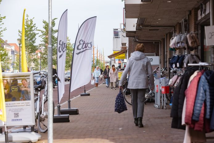 Winkelcentrum Zevenbergen, eind 2021