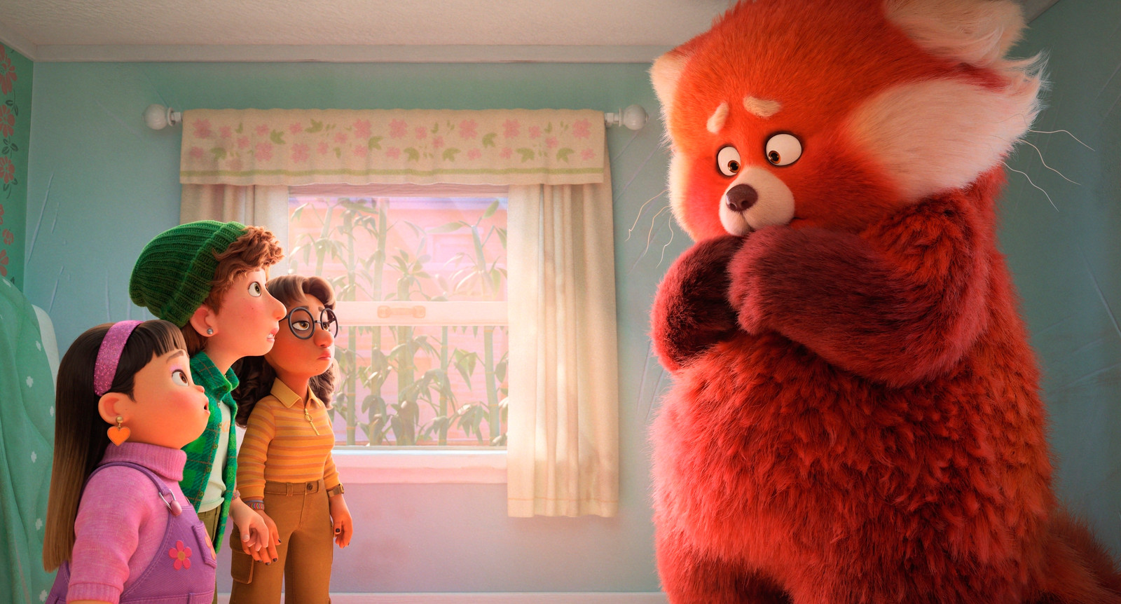 Scène uit Turning Red van Disney/Pixar.